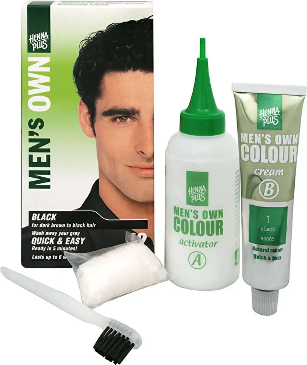 Hennaplus Men's Own Light Brown Haarverf 80ml - Grijs - afbeelding 6 van 6