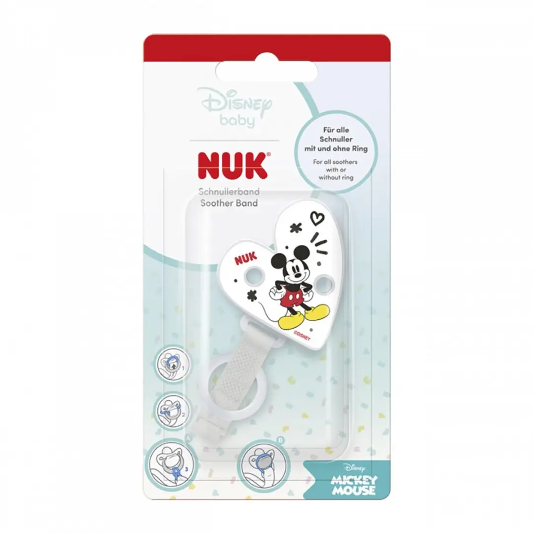 NUK Disney Mickey Speenkoord - Wit