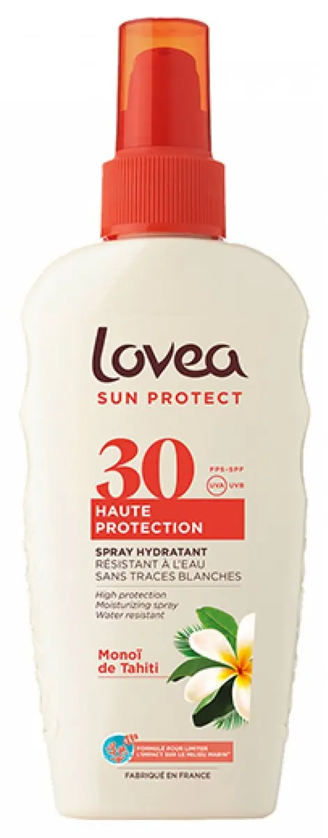 Lovea Monoï de Tahiti Hoge Bescherming Spray SPF30 150ml