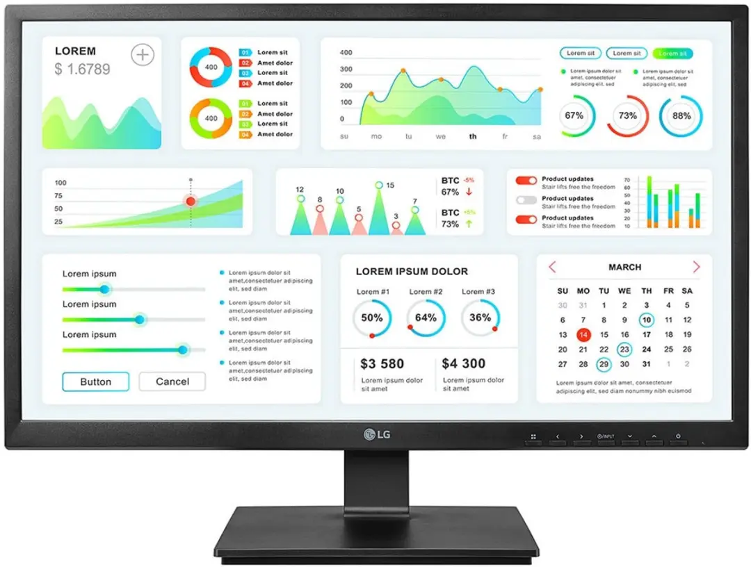 LG 24 AIO Zero Client Monitor
