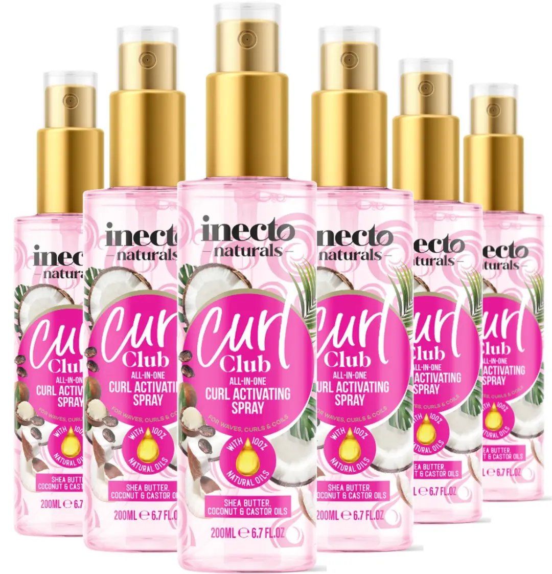 Inecto Curl Club Curl Activating Spray 6x200ml
