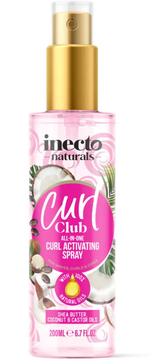Inecto Curl Club Curl Activating Spray 6x200ml