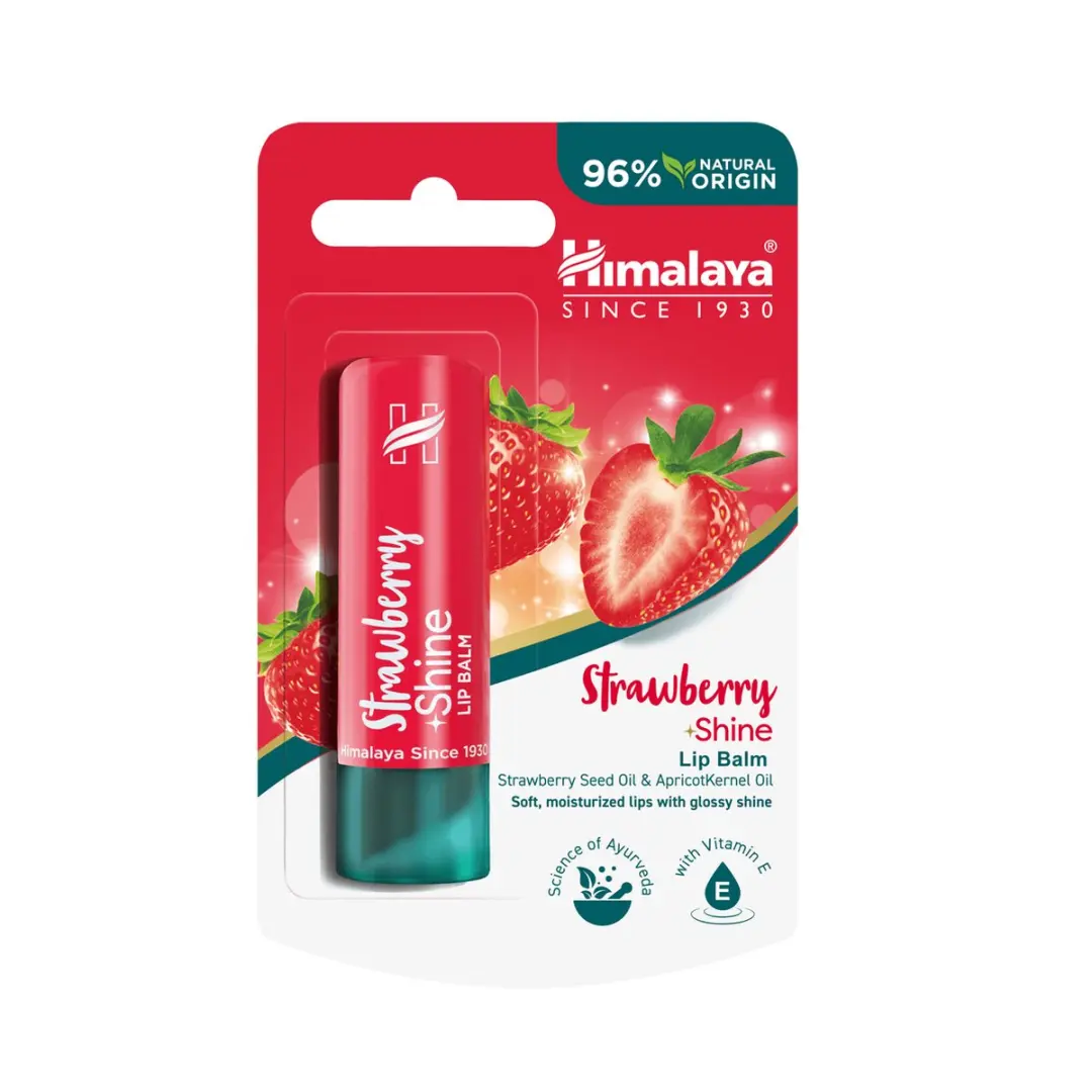 Himalaya Herbals Strawberry Shine Lippenbalsem - 22.5ml - 5x4.5g - afbeelding 6 van 6