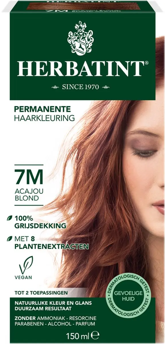 Herbatint Haarverf 7M Mahogany Blond 150ml