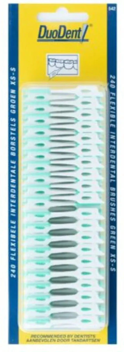 Duodent Flexibele Interdentale Borstels Groen XS-S