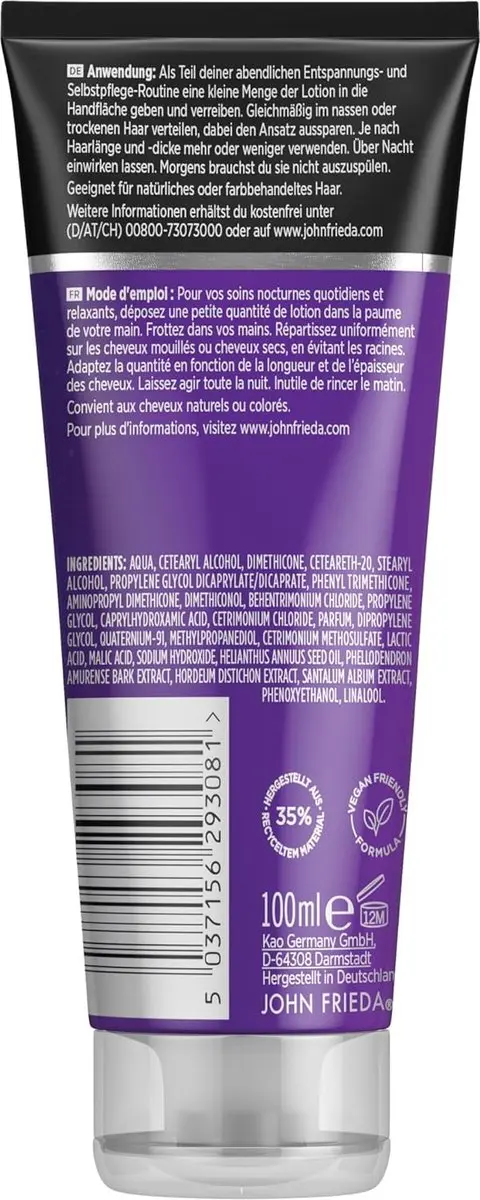 John Frieda Wunder-Reparatuur Nacht Lotion 100ml