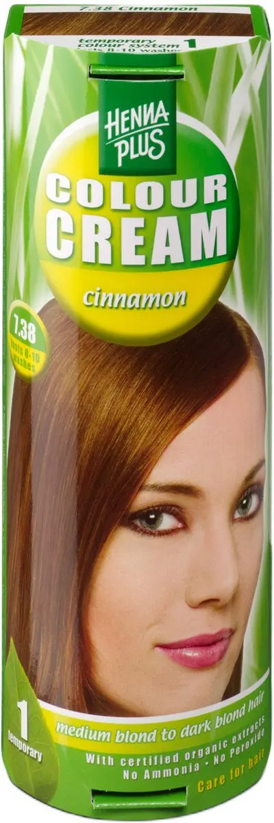 Hennaplus Colour Cream 7.38 Cinnamon Haarverf 60ml