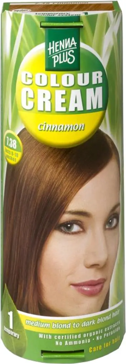 Hennaplus Colour Cream 7.38 Cinnamon Haarverf 60ml
