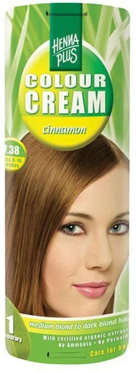 Hennaplus Colour Cream 7.38 Cinnamon Haarverf 60ml - afbeelding 6 van 6
