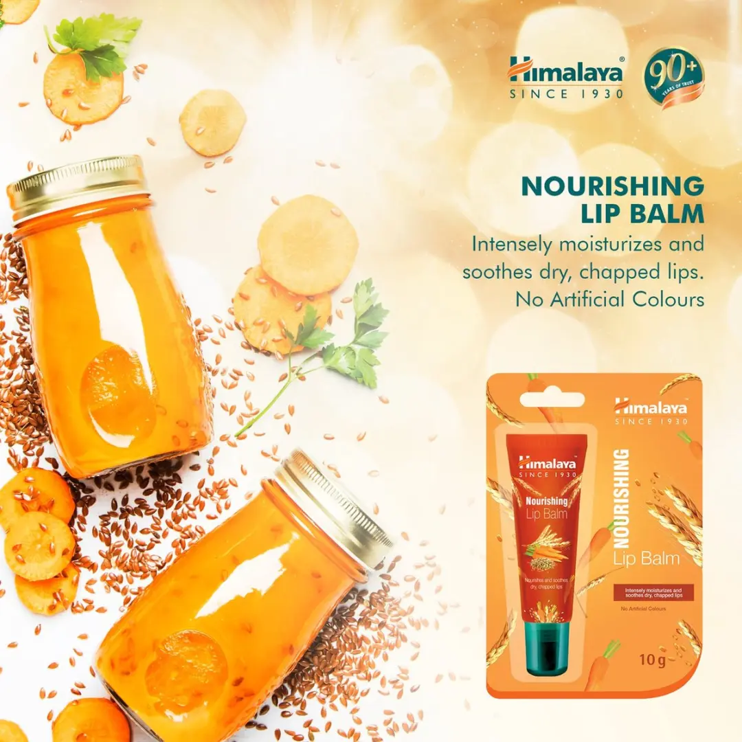 Himalaya Herbals Verzorgende Lippenbalsem - 3x10g