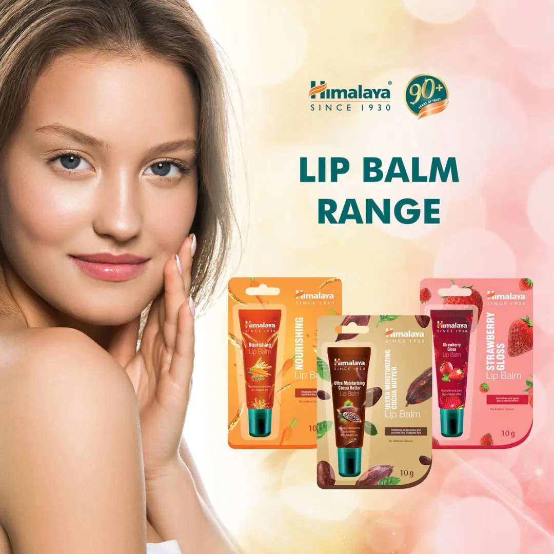Himalaya Herbals Verzorgende Lippenbalsem - 3x10g