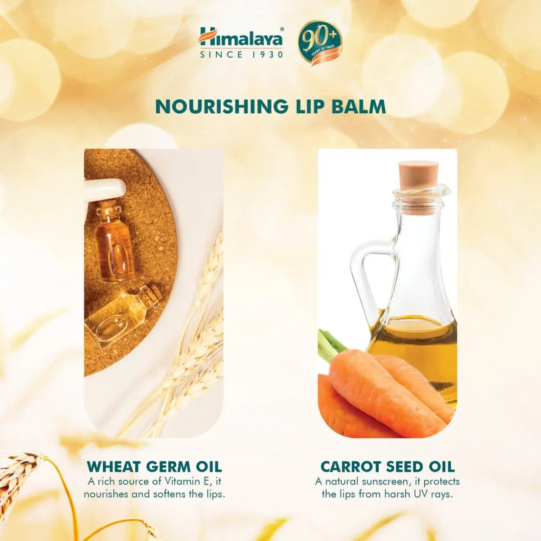 Himalaya Herbals Verzorgende Lippenbalsem - 3x10g
