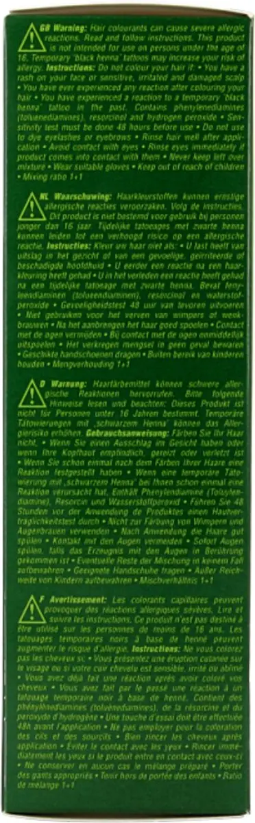 Hennaplus Men's Own Haarverf Donkerbruin 80ml
