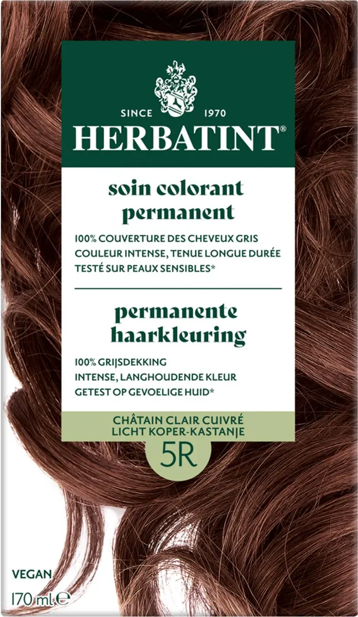 Herbatint Haarverf 5R Licht Koper Kastanje 170ml