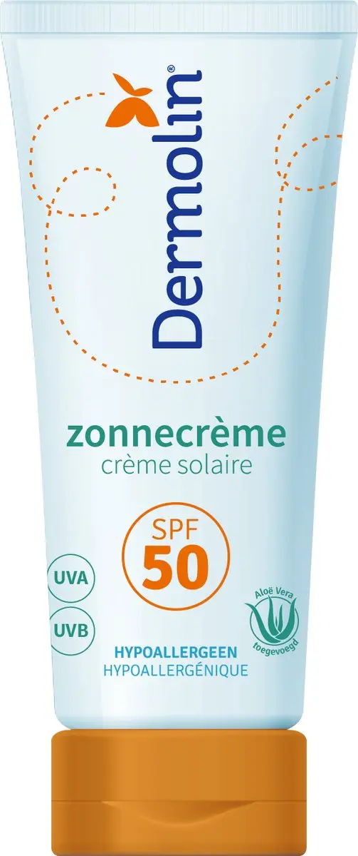 Dermolin Zonnecrème SPF 50 Lichaam 75ml