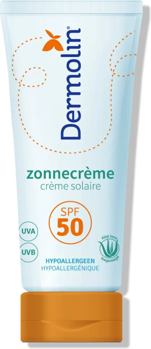 Dermolin Zonnecrème SPF 50 Lichaam 75ml