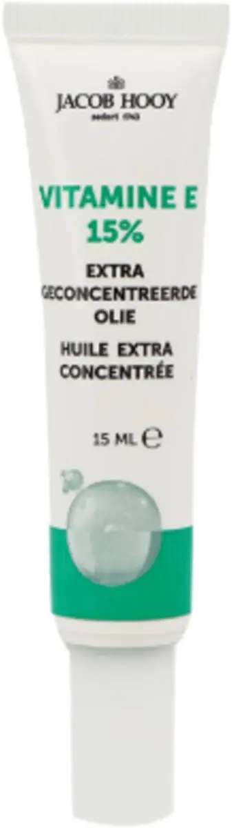 Jacob Hooy Vitamine E Olie Concentraat 15% 15ml