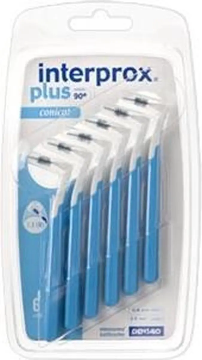 Interprox Plus Conical 3-5mm Blauw - 6 Stuks