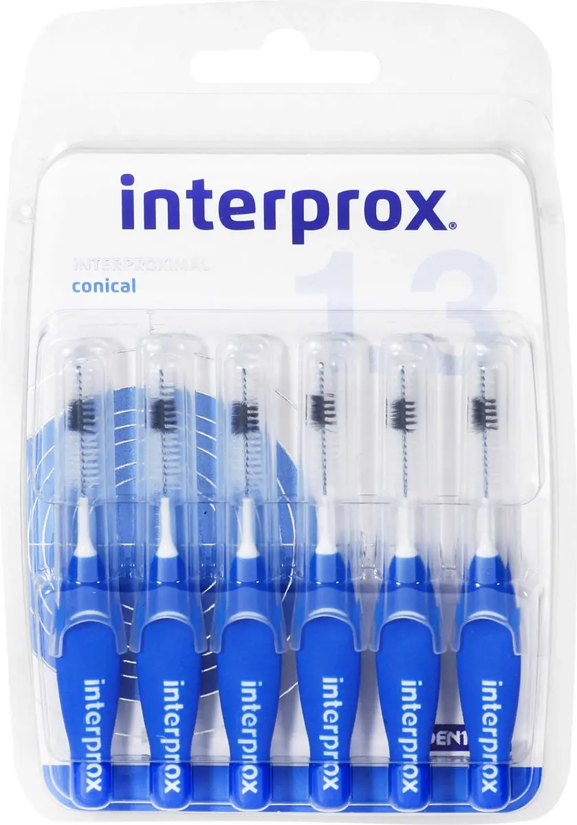 Interprox Interdentaal Conisch Rager 3,5-6mm - 6 Stuks - Blauw