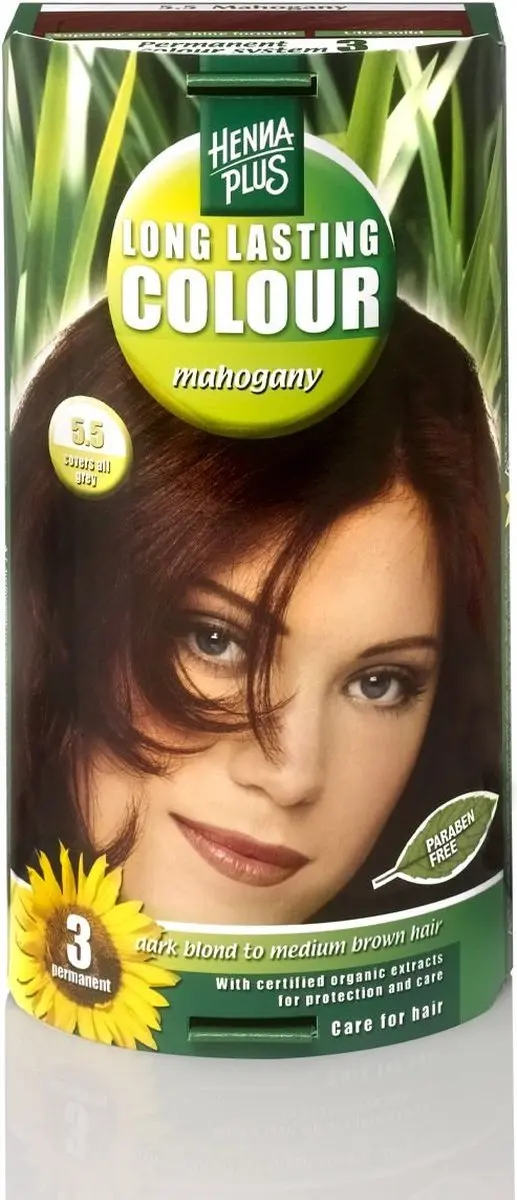 Hennaplus Long Lasting Colour 5.5 Mahogany Haarverf
