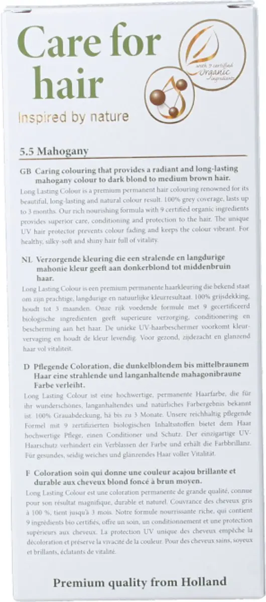 Hennaplus Long Lasting Colour 5.5 Mahogany Haarverf - 100mg - afbeelding 6 van 6