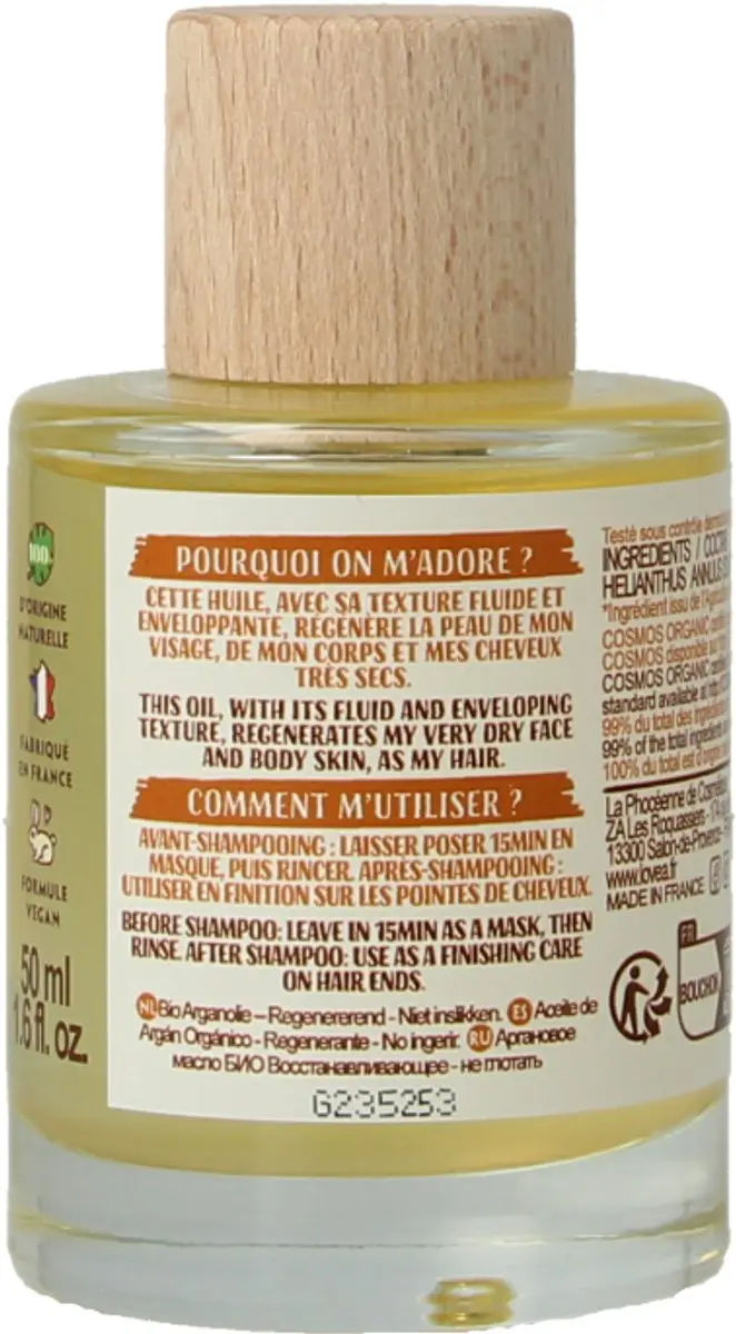 Lovea Arganolie Regeneratie 50ml
