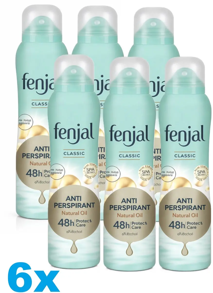 Fenjal Classic Deodorant Spray 6x150ml