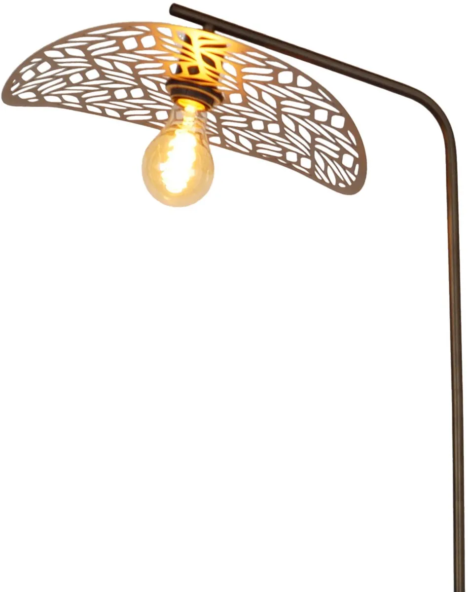 Eglo Swaby Vloerlamp E27 - 159.5cm Brons