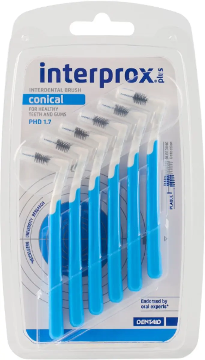 Interprox Plus Conical Blauw PHD 1,7mm