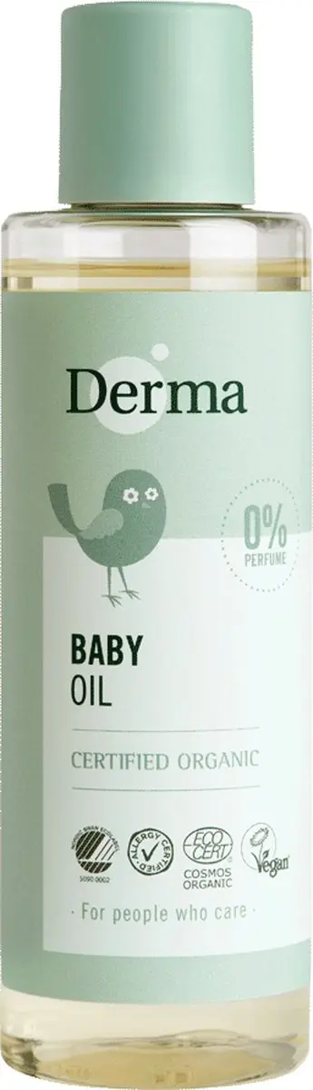 Derma Eco Baby Voordeelset - 2x Shampoo & Bad 150ml + 2x Babyolie 150ml