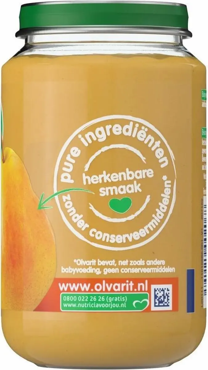 Olvarit Peer-Appel-Abrikoos Fruithapje 200g