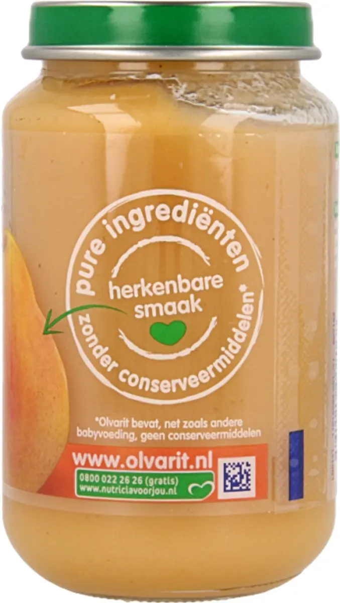 Olvarit Peer-Appel-Abrikoos Fruithapje 200g