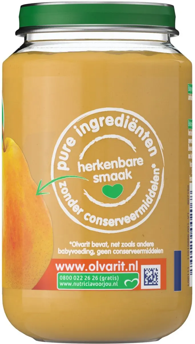 Olvarit Peer-Appel-Abrikoos Fruithapje 200g