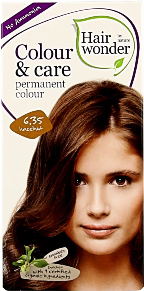 Hairwonder Colour & Care 6.35 Hazelnut Haarverf - 100ml - afbeelding 6 van 6