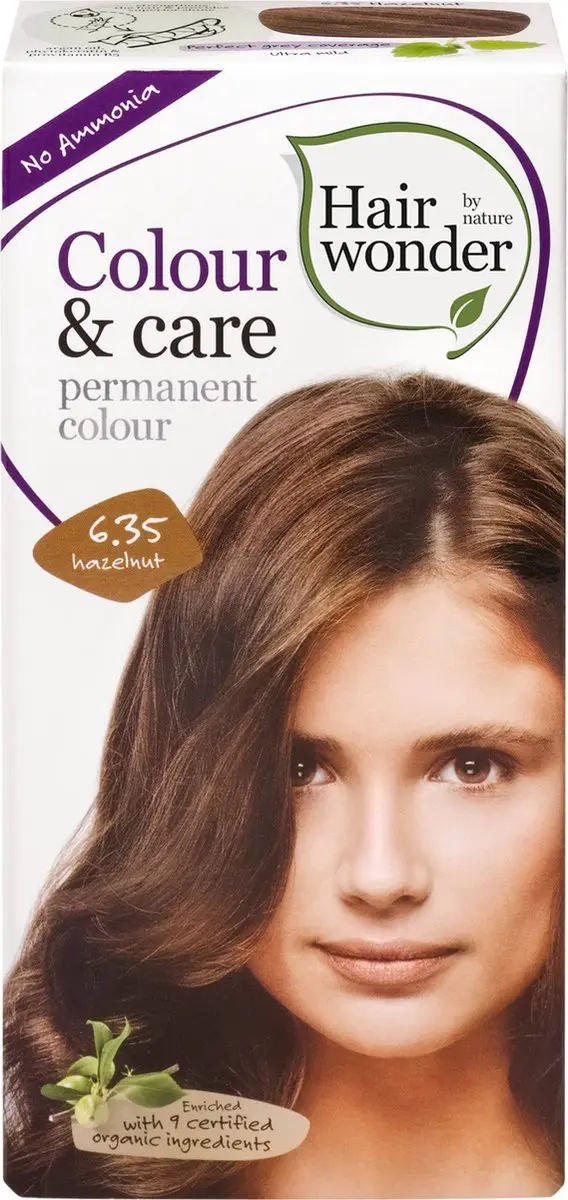 Hairwonder Colour & Care 6.35 Hazelnut Haarverf - 100ml
