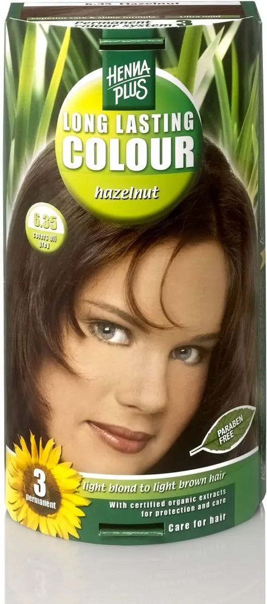 Hennaplus Long Lasting Colour 6.35 Hazelnoot Haarverf - afbeelding 6 van 6