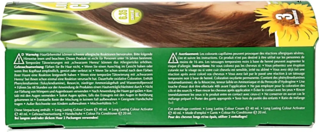 Hennaplus Long Lasting Colour 6.35 Hazelnoot Haarverf
