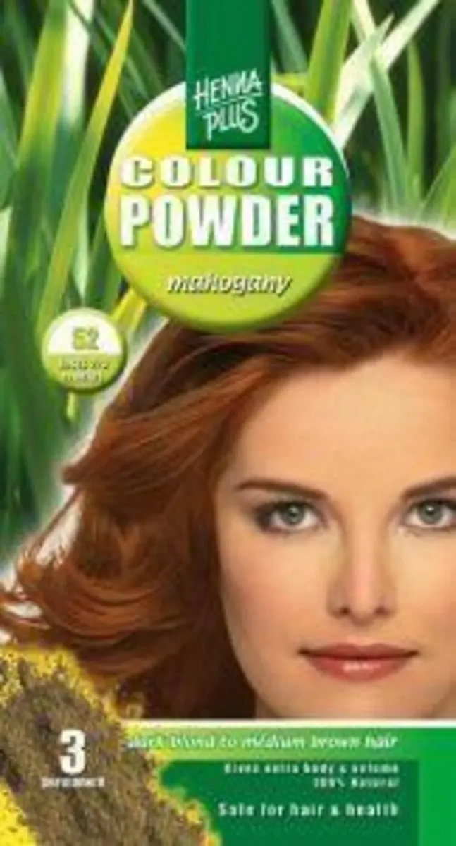 Hennaplus Kleurpoeder 52 Mahonie Haarverf 100g