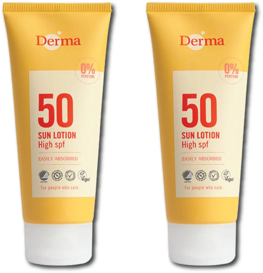 Derma Sun Zonnebrand SPF50 2x100ml