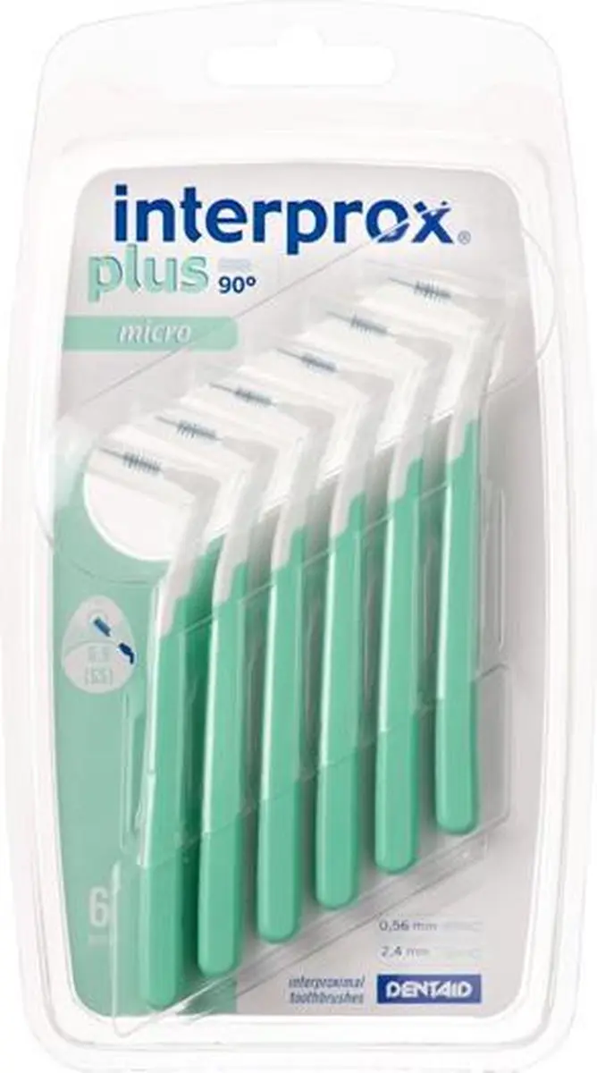Interprox Plus Micro Flosdraad Groen 1,1mm - 6 Stuks