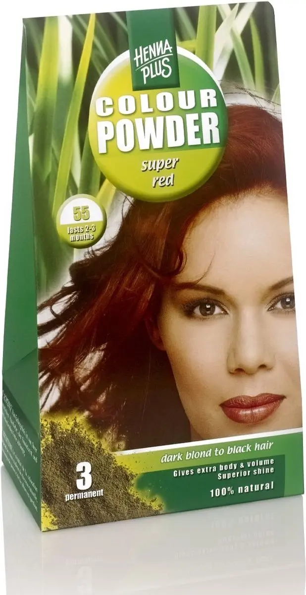 Hennaplus Coloured Poeder Super Red 55