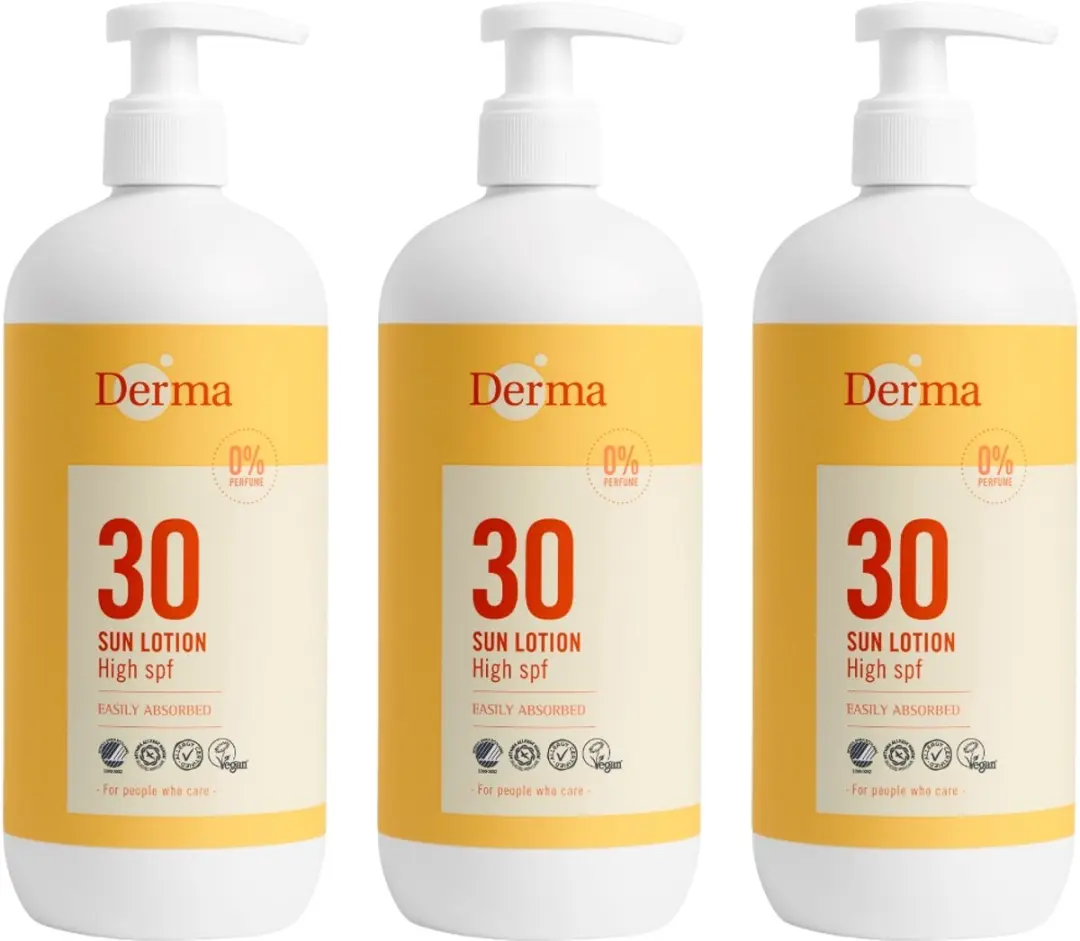 Derma Sun Zonnebrand SPF30 3x500ml