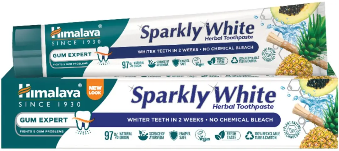 Himalaya Herbals Kruidentandpasta Sparkly White - 6x75ml