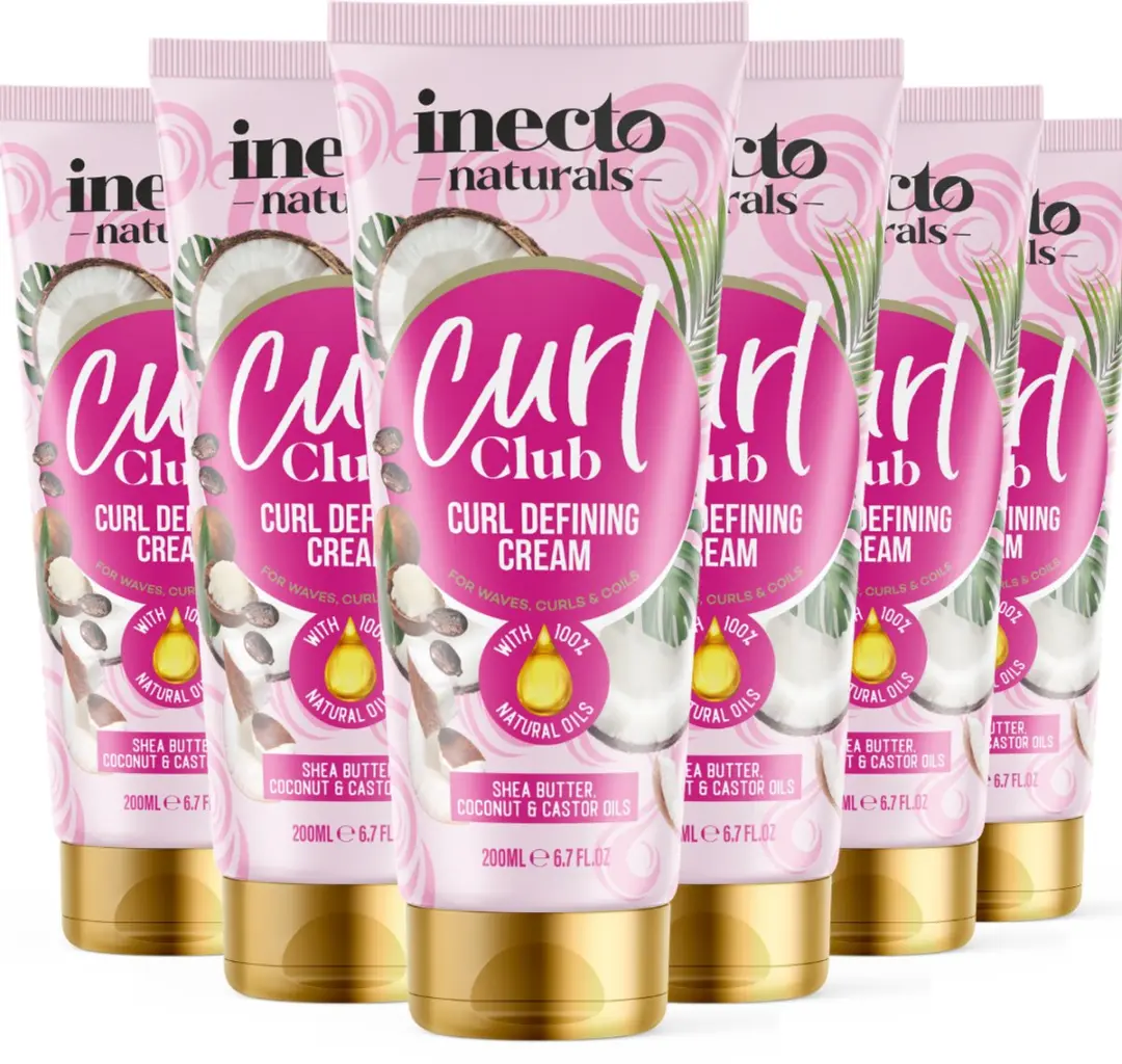 Inecto Naturals Curl Defining Cream - 6x200ml