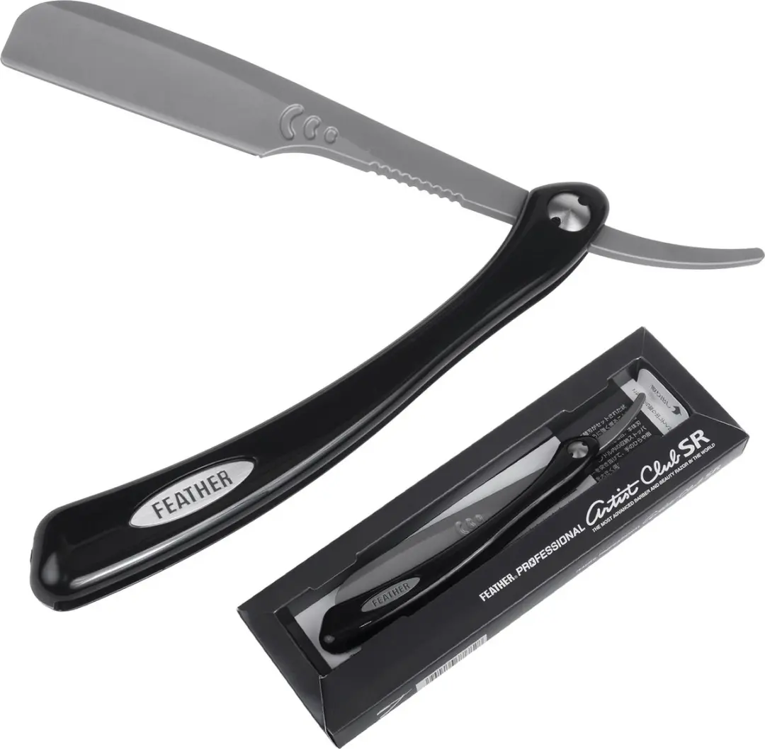 Feather Professional Artiest Club Zwart ACSR-RB Scheermes