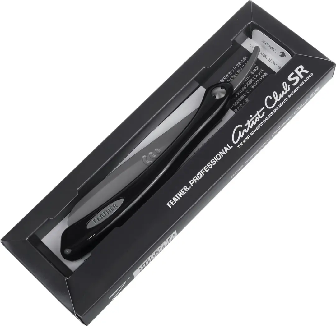 Feather Professional Artiest Club Zwart ACSR-RB Scheermes