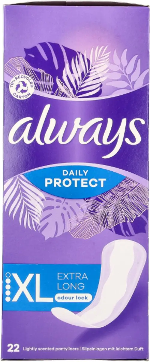 Always Inlegkruisjes Daily Protect Extra Long 22 Stuks