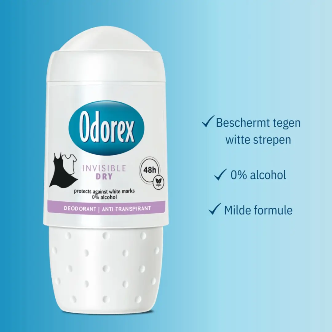 Odorex Deodorant Roller Invisible Dry 50ml