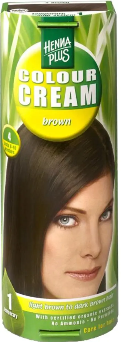 Hennaplus Colour Cream 4 Brown Haarverf