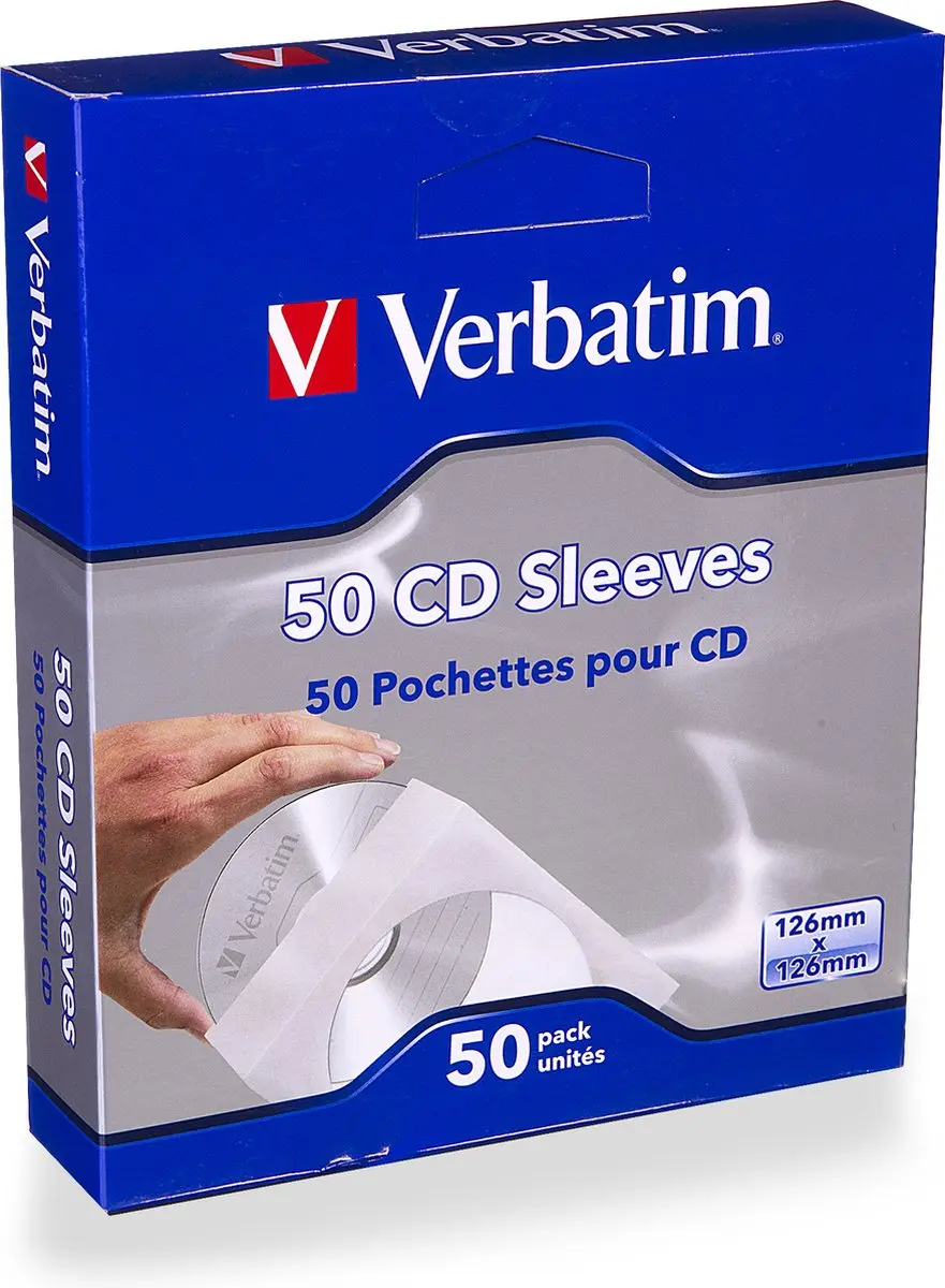 Verbatim Papieren Cd-Enveloppen 50 Stuks - MPN 023942499923